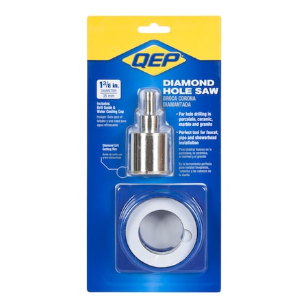 Vitrex QEP Diamond Grit Hole Saw Kit 1 pc 10569